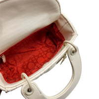Thumbnail for The Bag Couture Handbags, Wallets & Cases Christian Dior Mini Lady Handbag White