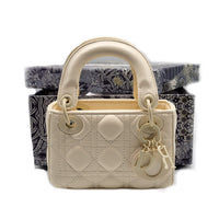 Thumbnail for The Bag Couture Handbags, Wallets & Cases Christian Dior Mini Lady Handbag White