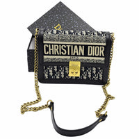 Thumbnail for The Bag Couture Handbags, Wallets & Cases Christian Dior Side Trunk in Obleak Jacquard Crossbody / Handbag Grey