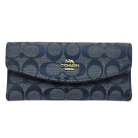 Thumbnail for The Bag Couture Luggage & Bags Coach 3 Fold Wallet Classic Denim