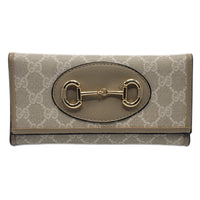 Thumbnail for The Bag Couture Luggage & Bags Gucci 3 Fold Wallet Classic Cuffs Beige