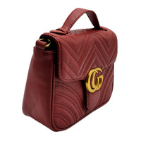 Thumbnail for The Bag Couture Handbags, Wallets & Cases Gucci Marmont Crossbody Bag Maroon