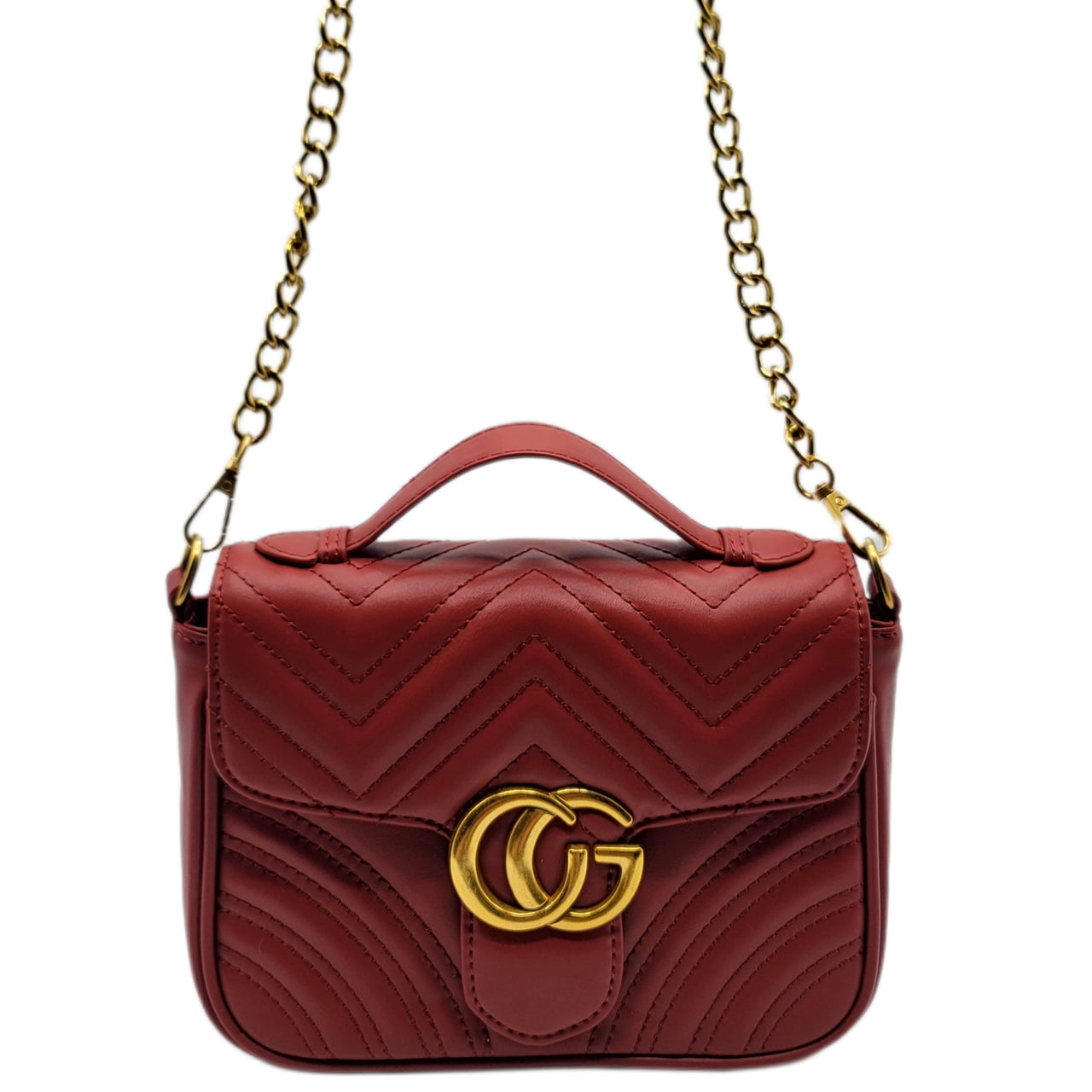 The Bag Couture Handbags, Wallets & Cases Gucci Marmont Crossbody Bag Maroon