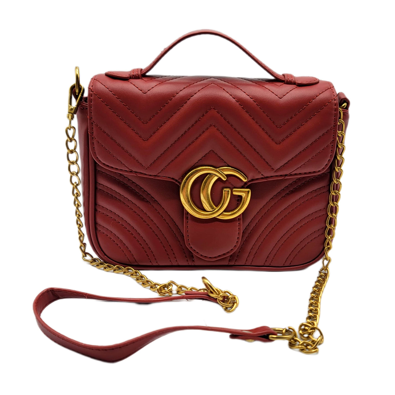 The Bag Couture Handbags, Wallets & Cases Gucci Marmont Crossbody Bag Maroon