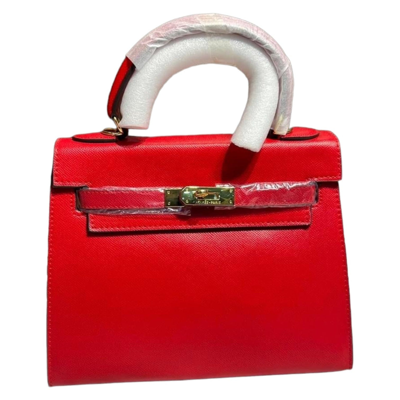 The Bag Couture Handbags, Wallets & Cases HERMĒS Togo Kelly Retourne 28 Shoulder / Crossbody Bag Red