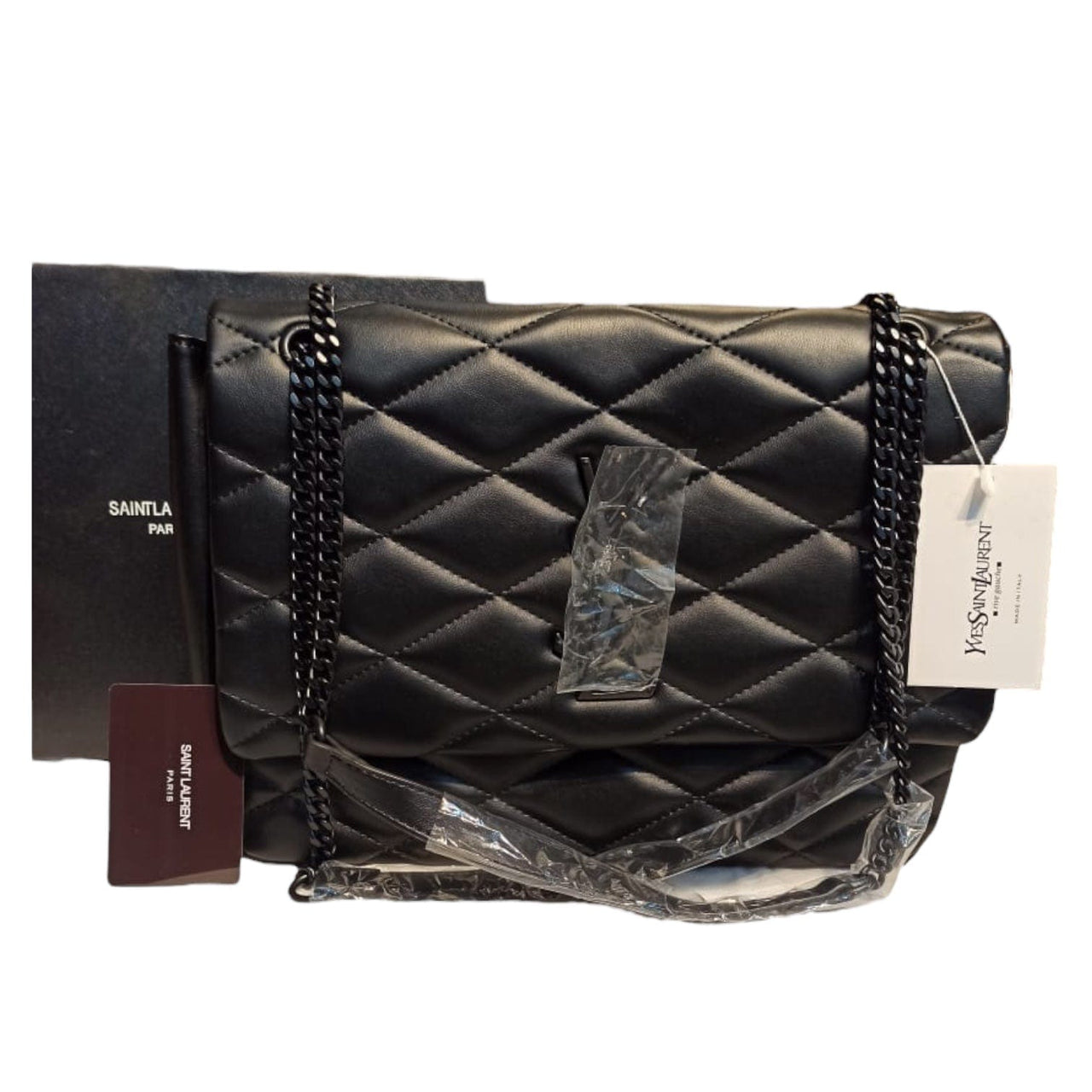 The Bag Couture Handbags, Wallets & Cases YSL Quilted Loulou Medium Shoulder / Crossbody Bag Black