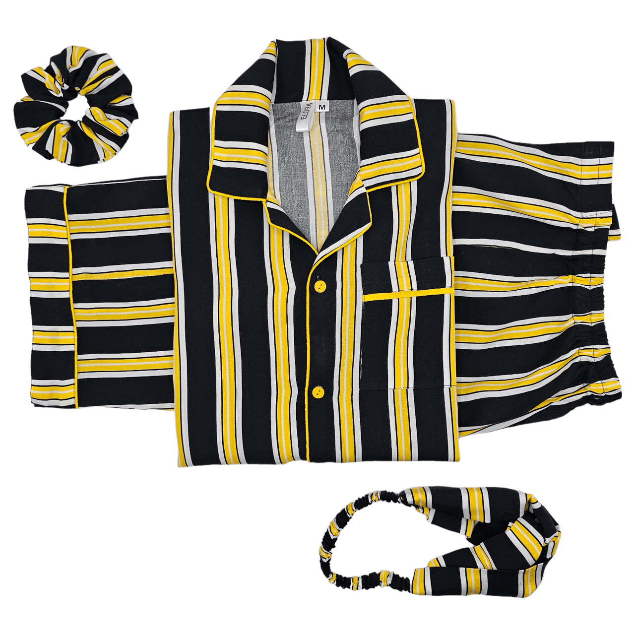 Men’s Yellow Striped Linen