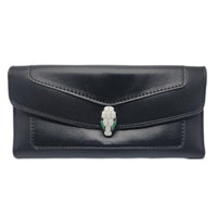 Thumbnail for The Bag Couture Luggage & Bags BVLGARI 3 Fold Wallet Black