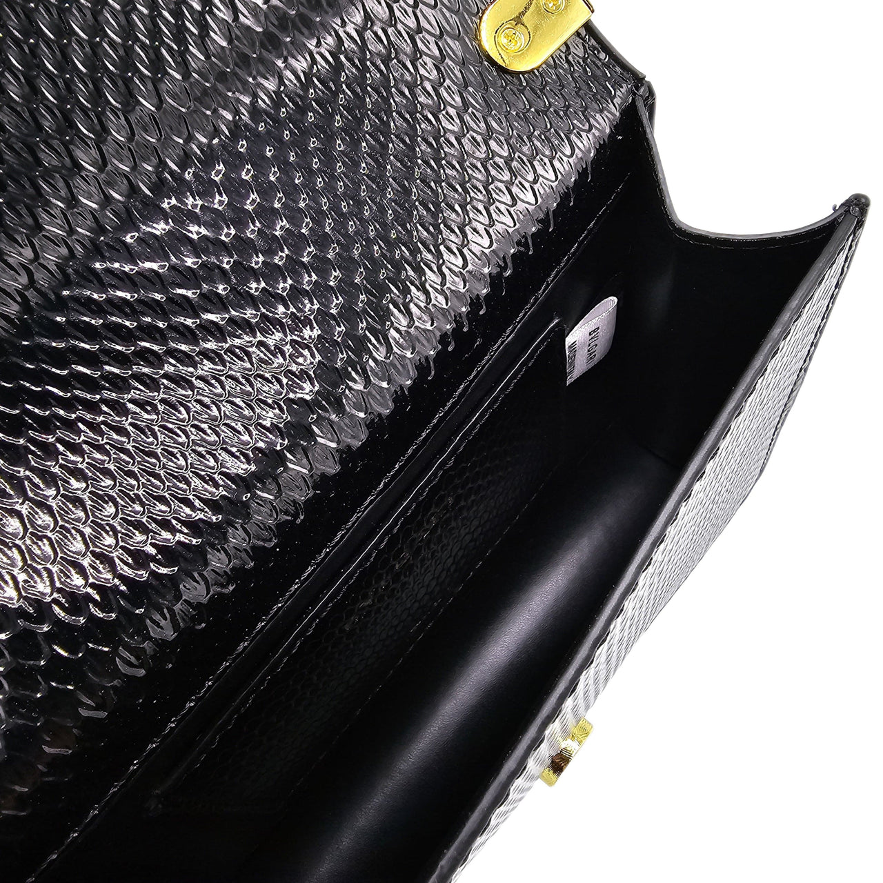 The Bag Couture Handbags, Wallets & Cases BVLGARI Serpenti Cabochon Shoulder Bag Black