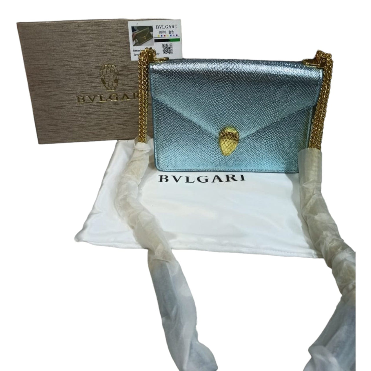 The Bag Couture Handbags, Wallets & Cases BVLGARI Serpenti Cabochon Shoulder Bag Tiffany