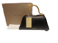 Thumbnail for The Bag Couture Handbags, Wallets & Cases BVLGARI Serpentine Top Handle Handag Black