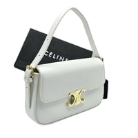 Thumbnail for The Bag Couture Handbags, Wallets & Cases Celine Triomphe Shoulder / Crossbody Bag White