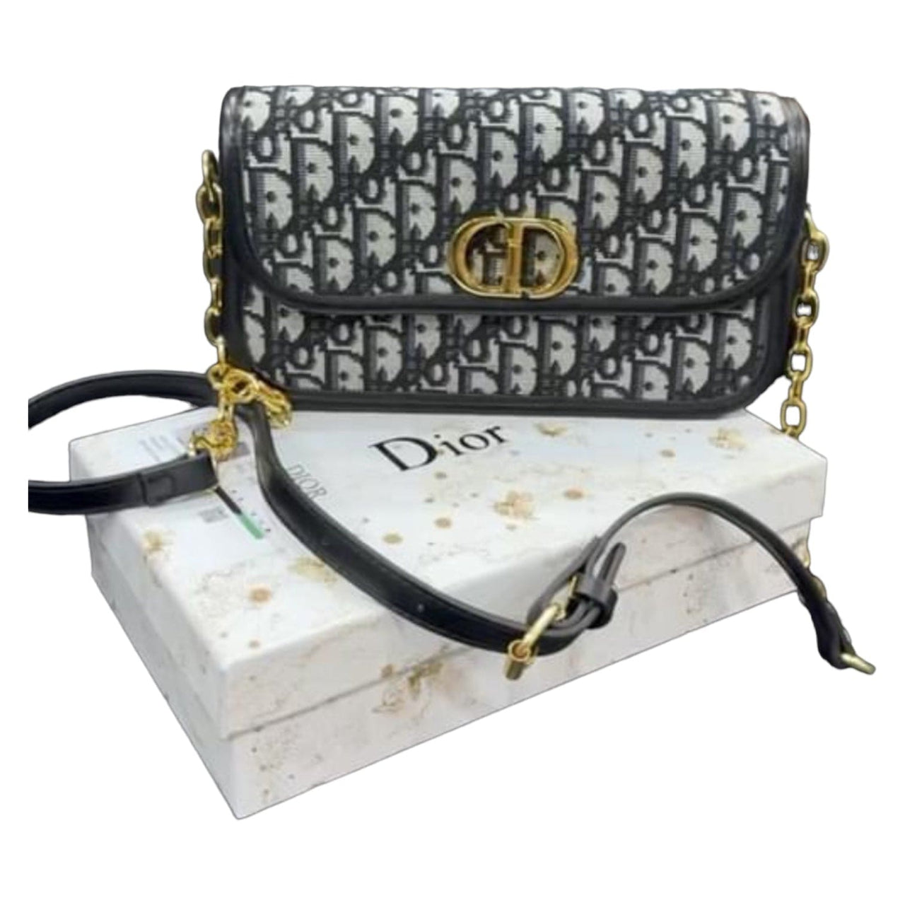 The Bag Couture Handbags, Wallets & Cases Christian Dior 30 Montaigne Avenue Crossbody Bag Classic Black