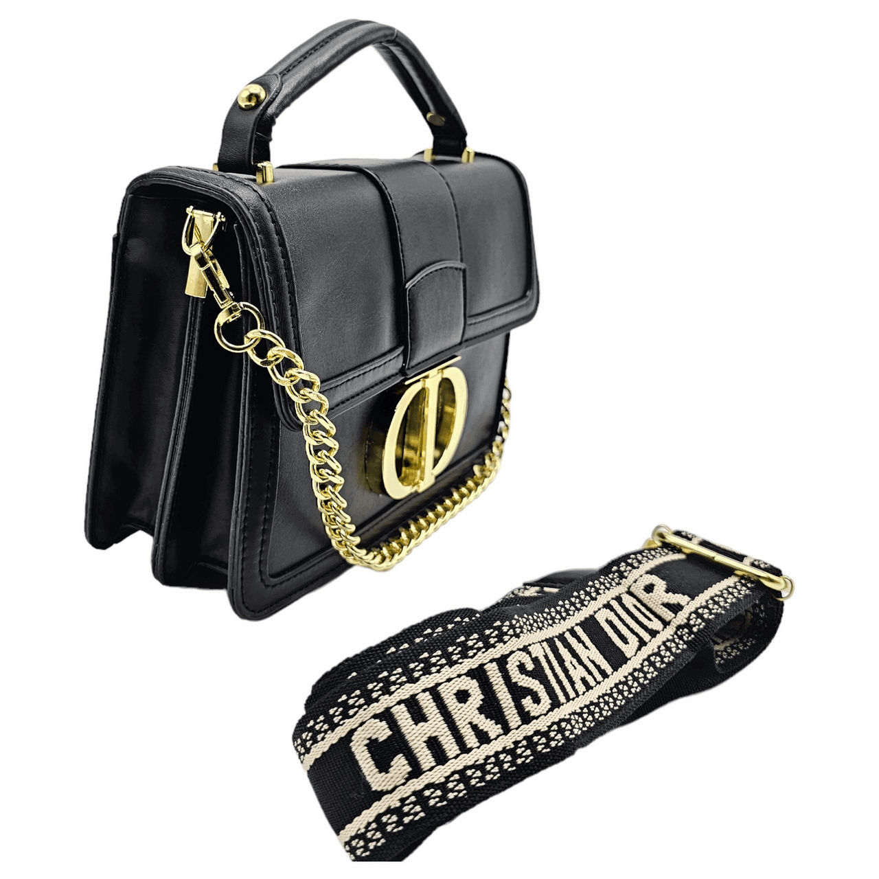 Christian Dior 30 Montaigne East-West Shoulder Bag Black - EBM | TBC elorabym.pk {{ shop.shopifyCountryName }} - Discounted Prices - Online Store - Best Quality In Pakistan - Sale -Cash On Delivery - Online Payment - Bank Transfer Facility - Shipping Worldwide - Sleepwear - Loungewear - Nighties - Crossbody - Handbag