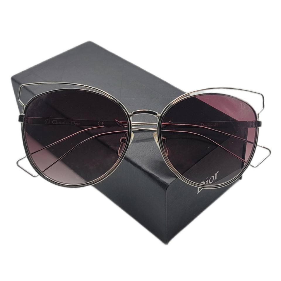 Silver clearance dior sunglasses