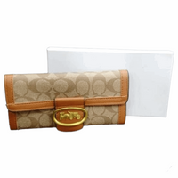 Thumbnail for Coach 3 Fold Wallet Classic Beige Tan - EBM | TBC elorabym.com {{ shop.shopifyCountryName }} - Discounted Prices - Online Store - Best Quality In Pakistan - Sale -Cash On Delivery - Online Payment - Bank Transfer Facility - Shipping Worldwide - Sleepwear - Loungewear - Nighties - Crossbody - Handbag