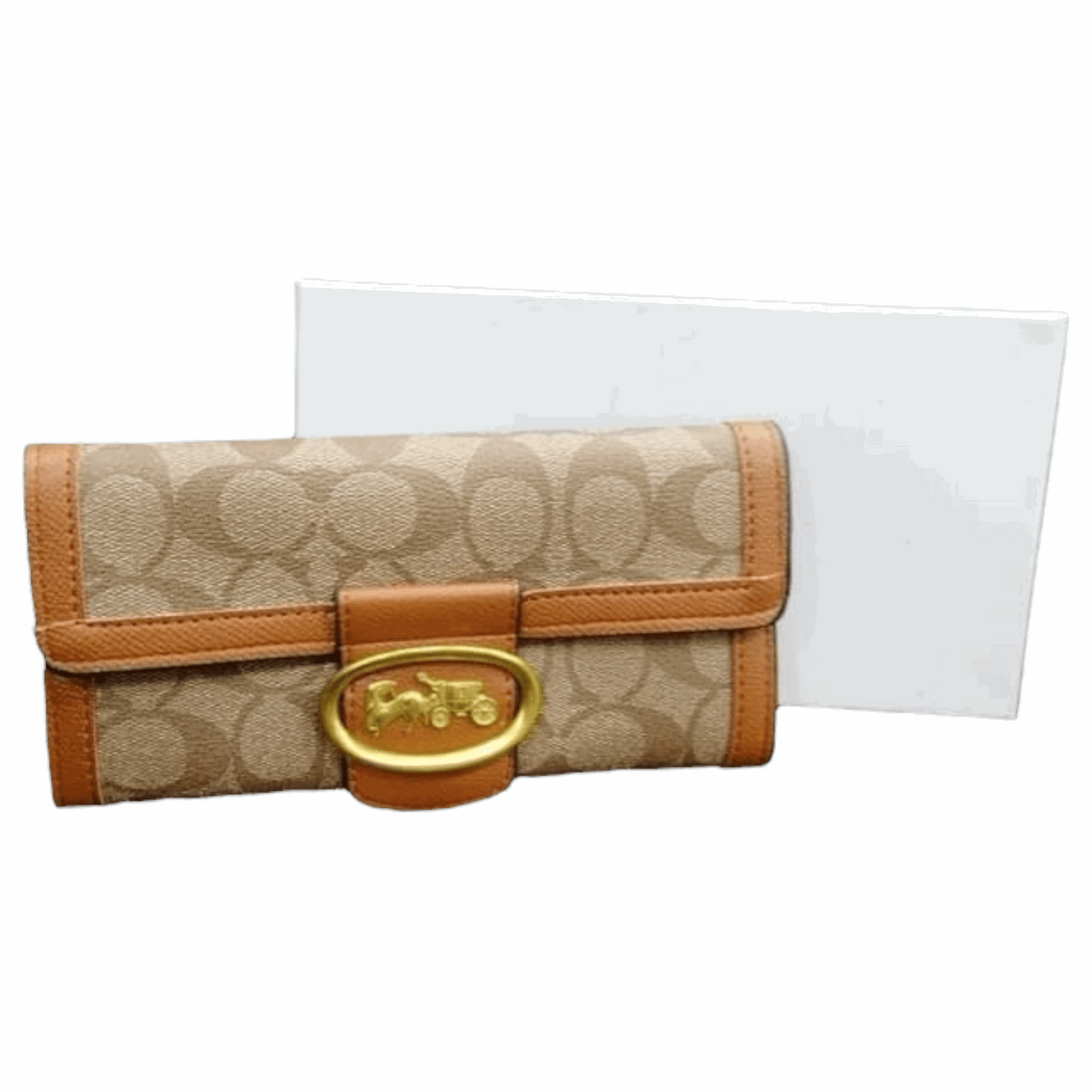 Coach 3 Fold Wallet Classic Beige Tan - EBM | TBC elorabym.pk {{ shop.shopifyCountryName }} - Discounted Prices - Online Store - Best Quality In Pakistan - Sale -Cash On Delivery - Online Payment - Bank Transfer Facility - Shipping Worldwide - Sleepwear - Loungewear - Nighties - Crossbody - Handbag