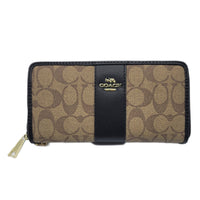 Thumbnail for The Bag Couture Luggage & Bags Coach Zip Wallet Classic Beigeo