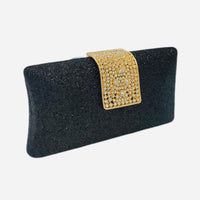 Thumbnail for The Bag Couture Handbags, Wallets & Cases Fancy Clutch 1 Black