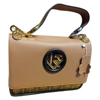 Thumbnail for The Bag Couture Handbags, Wallets & Cases FENDI Kan I F Shoulder Bag Camel Cross