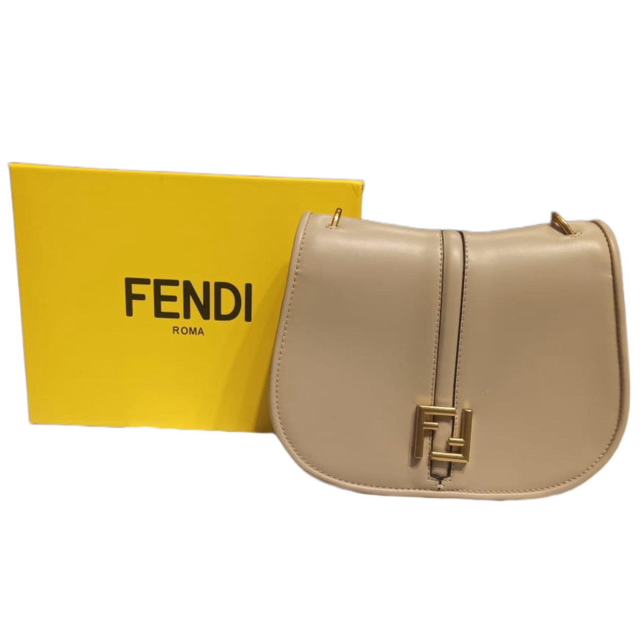 The Bag Couture Handbags, Wallets & Cases FENDI Medium C'mon Handbag Beige