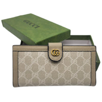Thumbnail for The Bag Couture Luggage & Bags Gucci 3 Fold Wallet Beige Up