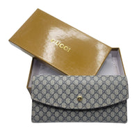Thumbnail for The Bag Couture Luggage & Bags Gucci 3 Fold Wallet Classic Blue