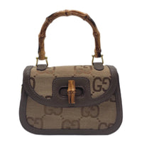 Thumbnail for The Bag Couture Handbags, Wallets & Cases Gucci Crossbody Bag Bamboo Brown