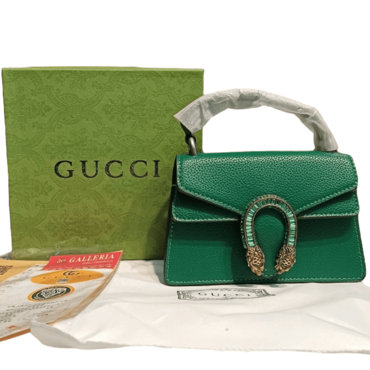 The Bag Couture Handbags, Wallets & Cases Gucci Dionysus Mini Top Handle Crossbody Bag Green