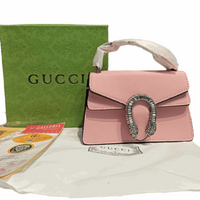 Thumbnail for Gucci Dionysus Mini Top Handle Crossbody Bag Pink - EBM | TBC elorabym.pk {{ shop.shopifyCountryName }} - Discounted Prices - Online Store - Best Quality In Pakistan - Sale -Cash On Delivery - Online Payment - Bank Transfer Facility - Shipping Worldwide - Sleepwear - Loungewear - Nighties - Crossbody - Handbag