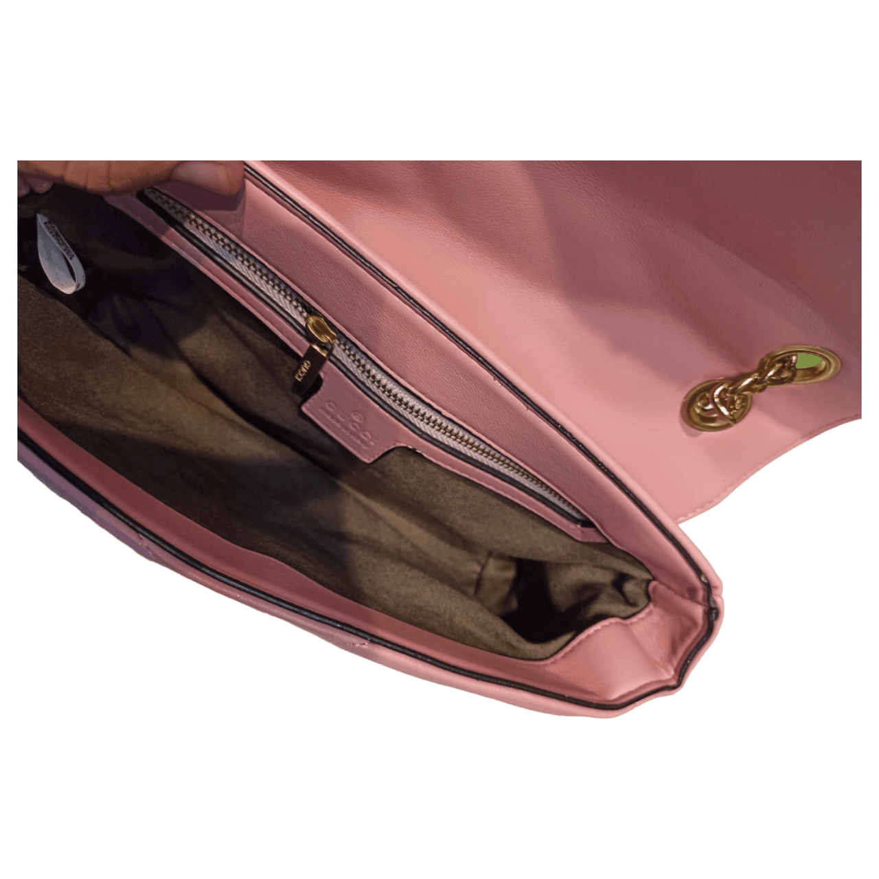 The Bag Couture Handbags, Wallets & Cases Gucci Double G Studs Mormont Shoulder Bag Pink