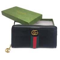 Thumbnail for The Bag Couture Luggage & Bags Gucci Zip Wallet Black Classic Black
