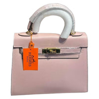 Thumbnail for The Bag Couture Handbags, Wallets & Cases HERMĒS Togo Kelly Retourne 28 Shoulder / Crossbody Bag Baby Pink