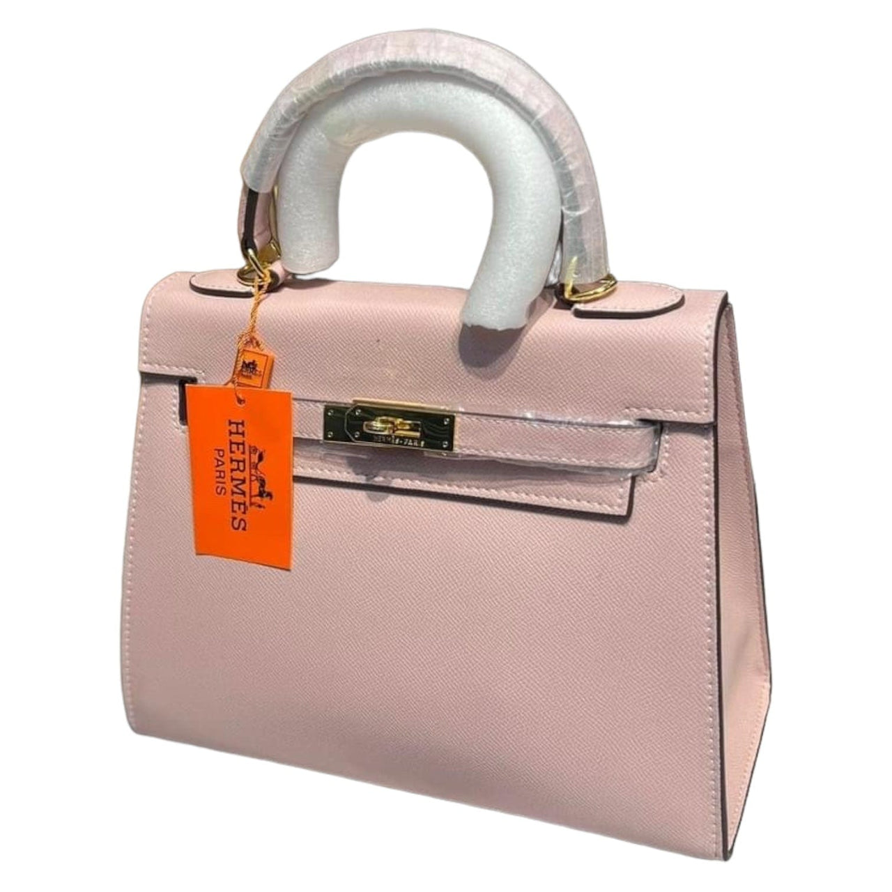 The Bag Couture Handbags, Wallets & Cases HERMĒS Togo Kelly Retourne 28 Shoulder / Crossbody Bag Baby Pink