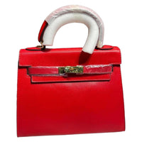 Thumbnail for The Bag Couture Handbags, Wallets & Cases HERMĒS Togo Kelly Retourne 28 Shoulder / Crossbody Bag Red