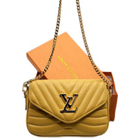 Thumbnail for The Bag Couture Handbags, Wallets & Cases LV Waves Crossbody Bag Yellow