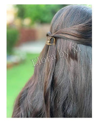 Thumbnail for Elora by M Hair Accessories Set Mini Brass Hair Catchers Set