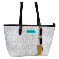 Thumbnail for The Bag Couture Handbags, Wallets & Cases MK Jet Set Signature Logo Tote Bag WB