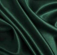 Thumbnail for Elora by M Silk Robe Set Emerald Green / XS / Without Headband & Scrunchy Plain Silk 3 Piece Robe Set (Available in 7 Colors)