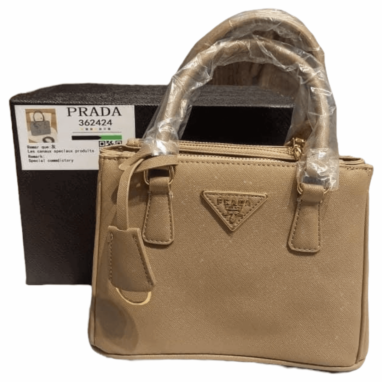 PRADA Galleria Luxe Du Jour Small Safiano Handbag Beige - EBM | TBC elorabym.com {{ shop.shopifyCountryName }} - Discounted Prices - Online Store - Best Quality In Pakistan - Sale -Cash On Delivery - Online Payment - Bank Transfer Facility - Shipping Worldwide - Sleepwear - Loungewear - Nighties - Crossbody - Handbag