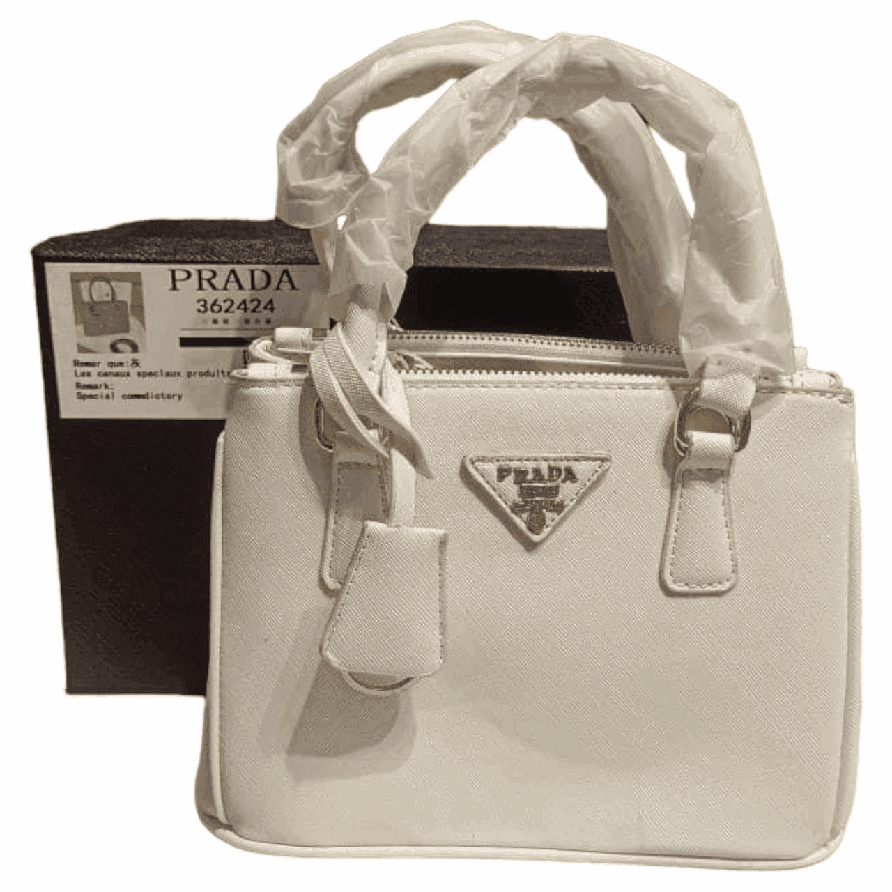 PRADA Galleria Luxe Du Jour Small Safiano Handbag Ivory - EBM | TBC elorabym.com {{ shop.shopifyCountryName }} - Discounted Prices - Online Store - Best Nightsuits in Pakistan - Sale -Cash On Delivery - Online Payment - Bank Transfer - Shipping Worldwide - Sleepwear - Nighties - Crossbody - Handbag - Nightsuit - Nigh Suit - Nightwear - Sunglasses - Bags - Wallets