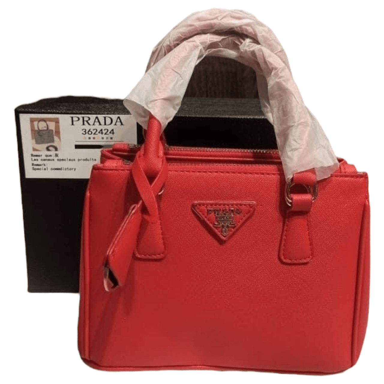 The Bag Couture Handbags, Wallets & Cases PRADA Galleria Luxe Du Jour Small Safiano Handbag Red
