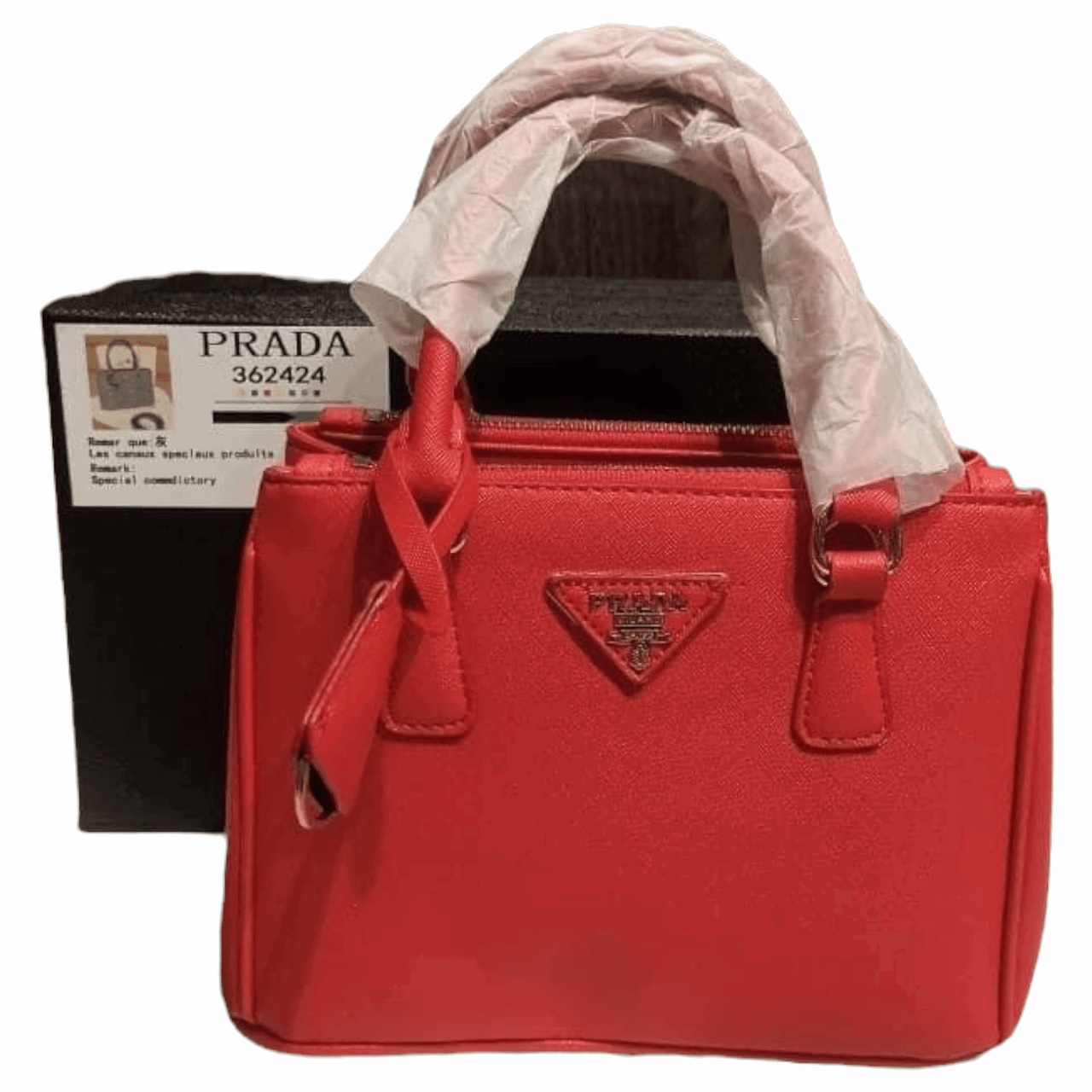 PRADA Galleria Luxe Du Jour Small Safiano Handbag Red - EBM | TBC elorabym.com {{ shop.shopifyCountryName }} - Discounted Prices - Online Store - Best Quality In Pakistan - Sale -Cash On Delivery - Online Payment - Bank Transfer Facility - Shipping Worldwide - Sleepwear - Loungewear - Nighties - Crossbody - Handbag