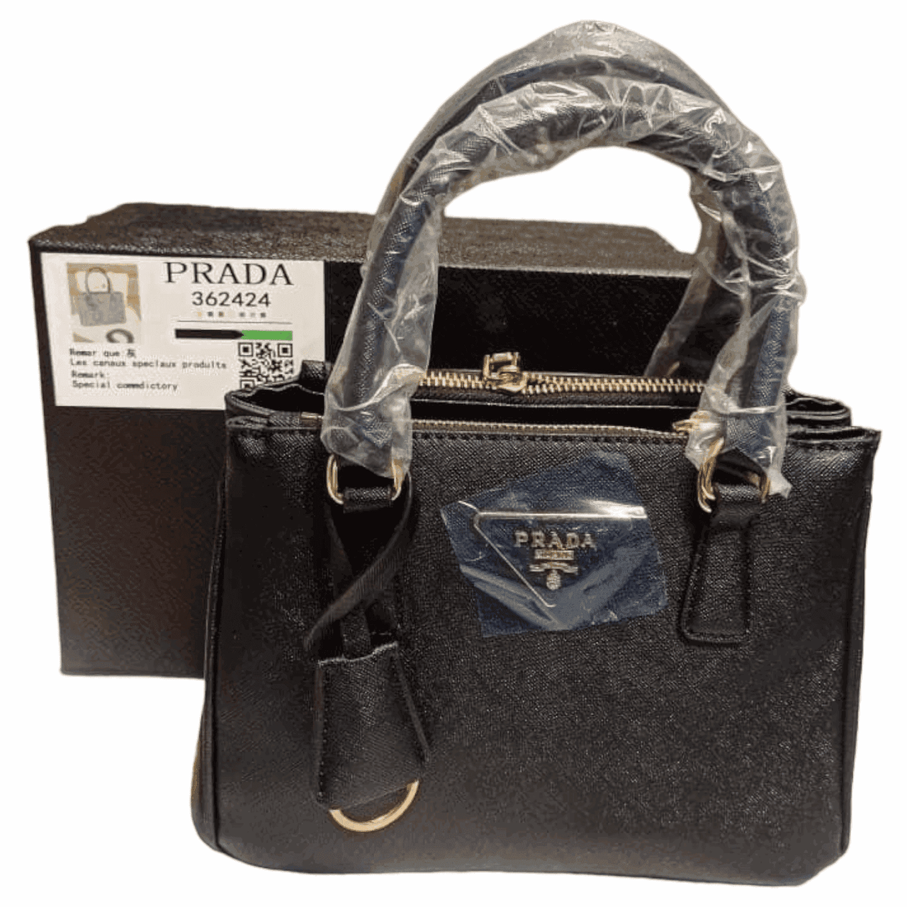 PRADA Galleria Luxe Du Jour Small Safiano Handbag Black - EBM | TBC elorabym.com {{ shop.shopifyCountryName }} - Discounted Prices - Online Store - Best Nightsuits in Pakistan - Sale -Cash On Delivery - Online Payment - Bank Transfer - Shipping Worldwide - Sleepwear - Nighties - Crossbody - Handbag - Nightsuit - Nigh Suit - Nightwear - Sunglasses - Bags - Wallets