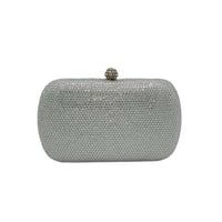 Thumbnail for The Bag Couture Handbags, Wallets & Cases Stone Embellished Clutch 1 Silver