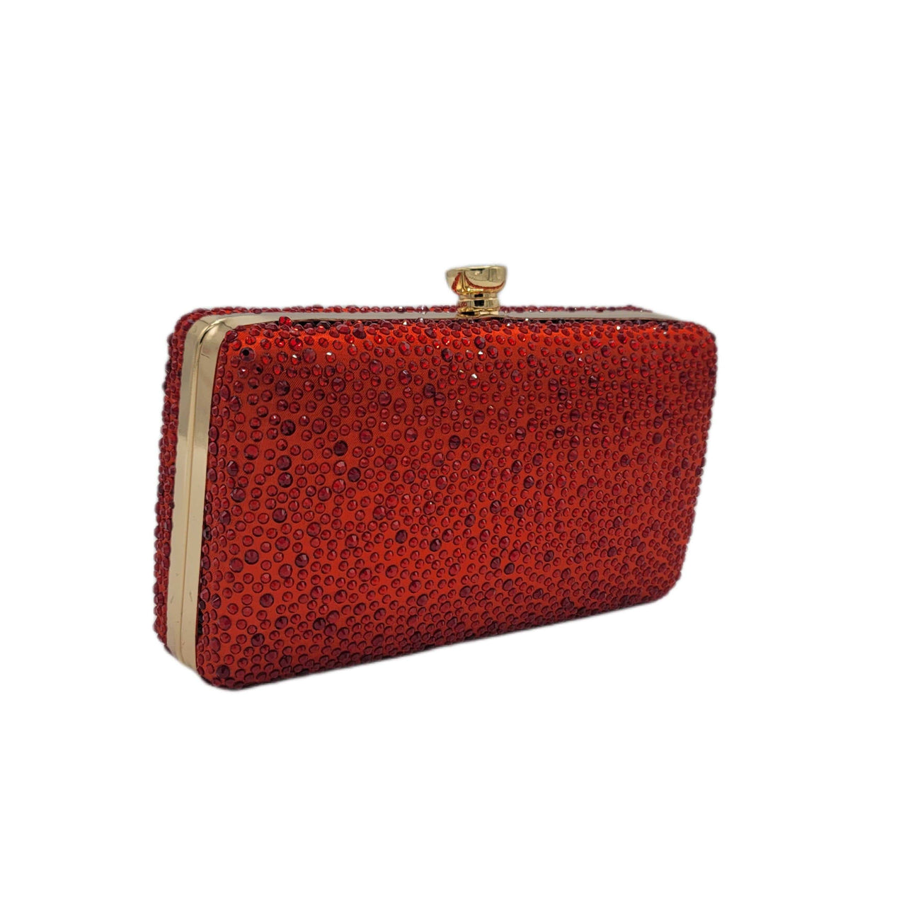 The Bag Couture Handbags, Wallets & Cases Stone Embellished Clutch 2 Red