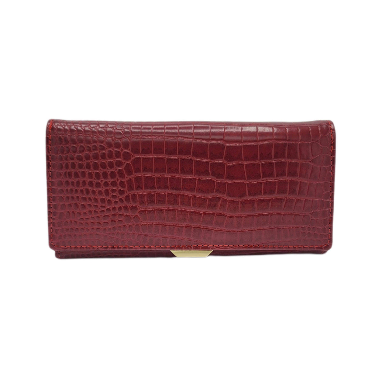 The Bag Couture Luggage & Bags Maroon TBC Crocodile Wallet Maroon