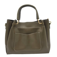Thumbnail for The Bag Couture Handbags, Wallets & Cases TBC Satchel Handbag 3 Olive