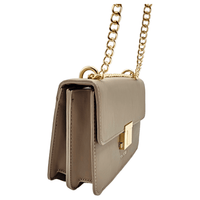 Thumbnail for The Bag Couture Handbags, Wallets & Cases TOM FORD Logo Clasp Embossed Shoulder Bag Beige
