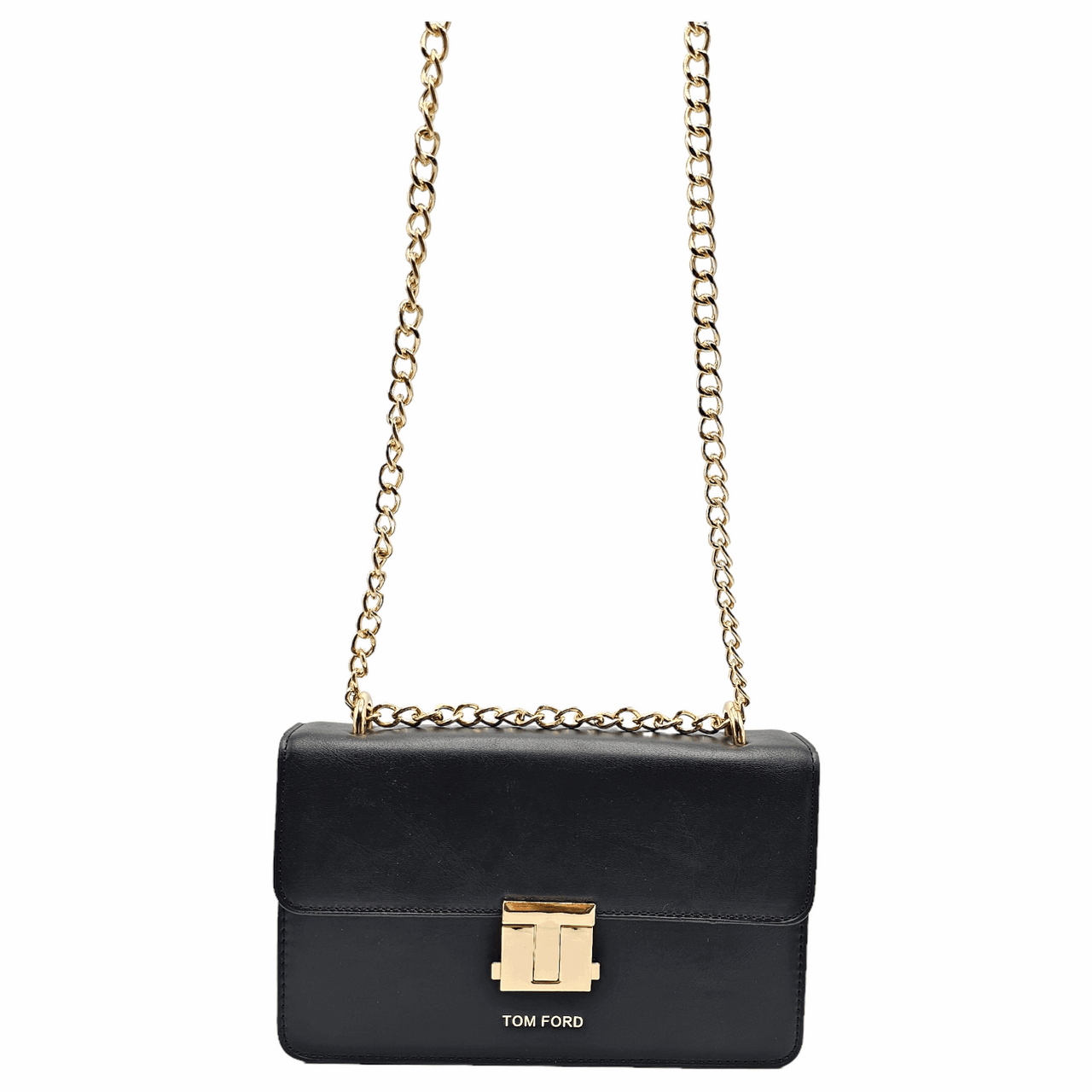 TOM FORD Logo Clasp Embossed Shoulder Bag Black - EBM | TBC elorabym.com {{ shop.shopifyCountryName }} - Discounted Prices - Online Store - Best Quality In Pakistan - Sale -Cash On Delivery - Online Payment - Bank Transfer Facility - Shipping Worldwide - Sleepwear - Loungewear - Nighties - Crossbody - Handbag